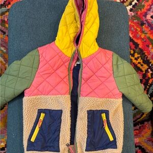 Mini Boden Navy and Green Jacket